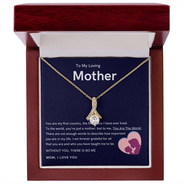 To My Loving Mother - Without You, There Is No Me (Limited Time Offer) - Alluring Beauty Necklace