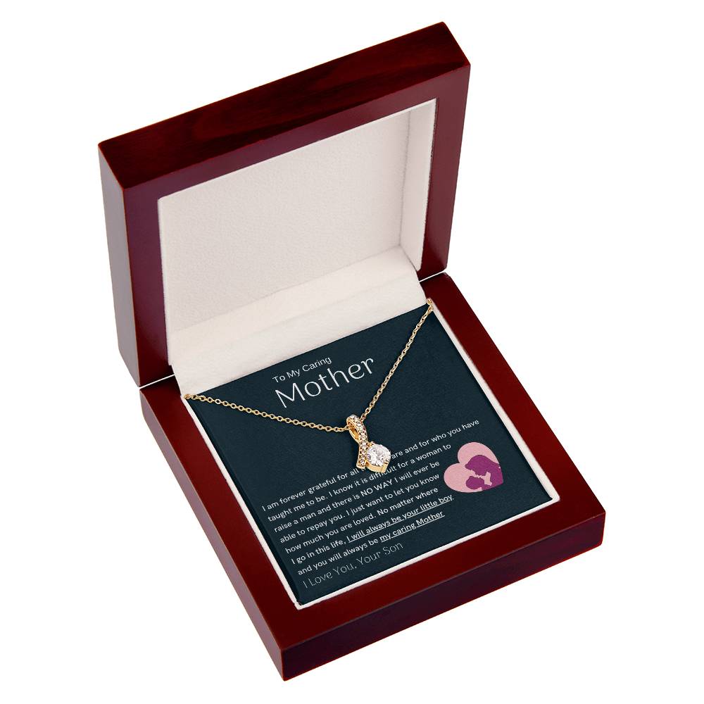 To My Loving Mother - You are my sunshine, I will always be your little boy (Limited Time Offer) - Alluring Beauty Necklace