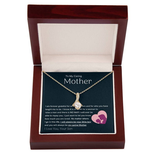 To My Loving Mother - You are my sunshine, I will always be your little boy (Limited Time Offer) - Alluring Beauty Necklace