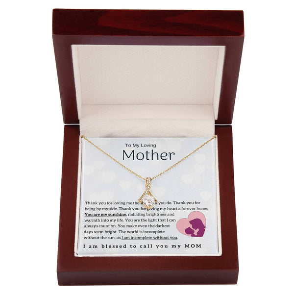 To My Loving Mother - You are my sunshine! (Limited Time Offer) - Alluring Beauty Necklace