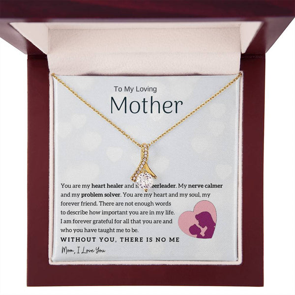 To My Loving Mother - You are my heart healer (Limited Time Offer) - Alluring Beauty Necklace