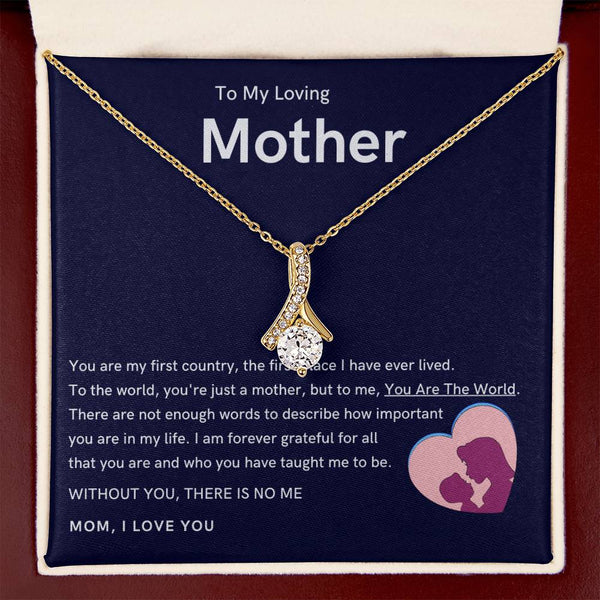 To My Loving Mother - Without You, There Is No Me (Limited Time Offer) - Alluring Beauty Necklace