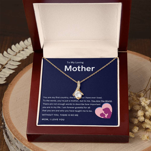 To My Loving Mother - Without You, There Is No Me (Limited Time Offer) - Alluring Beauty Necklace