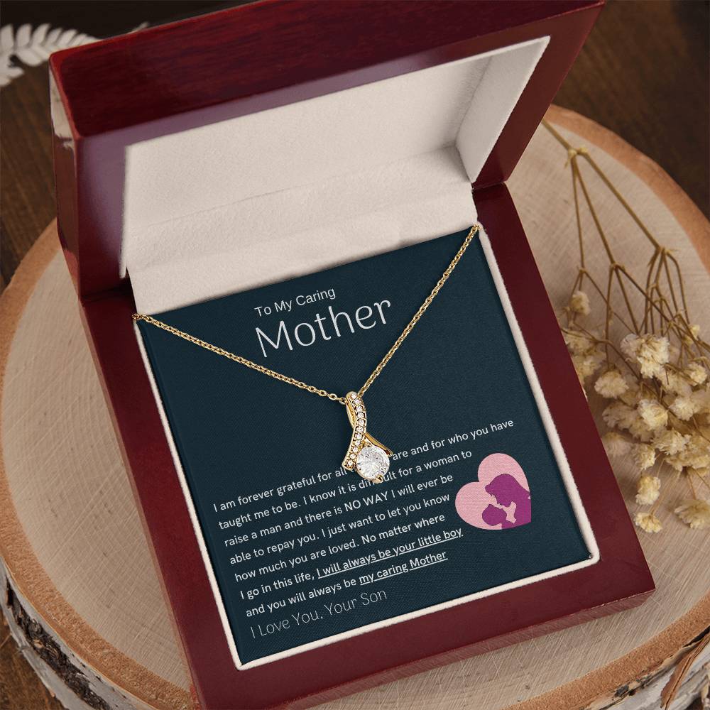 To My Loving Mother - You are my sunshine, I will always be your little boy (Limited Time Offer) - Alluring Beauty Necklace