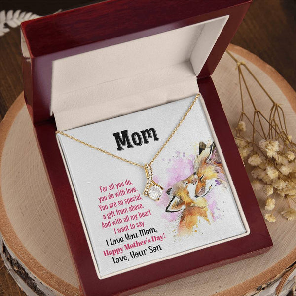 To My Mom - You Are So Special (Limited Time Offer) - Alluring Beauty Necklace