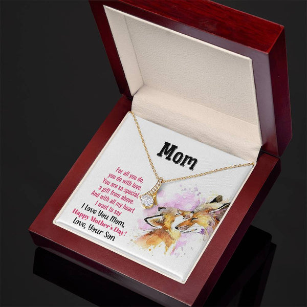 To My Mom - You Are So Special (Limited Time Offer) - Alluring Beauty Necklace
