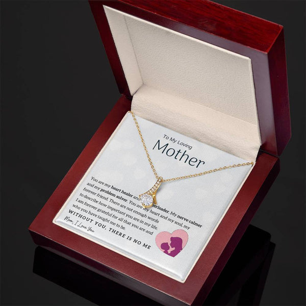To My Loving Mother - You are my heart healer (Limited Time Offer) - Alluring Beauty Necklace