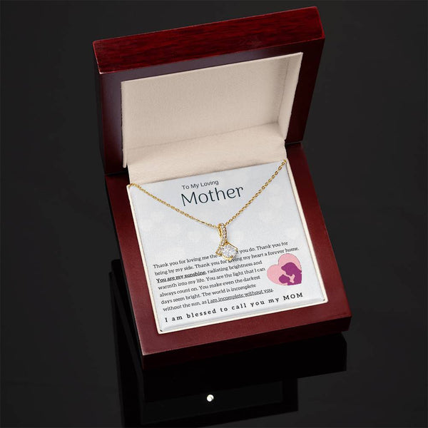 To My Loving Mother - You are my sunshine! (Limited Time Offer) - Alluring Beauty Necklace