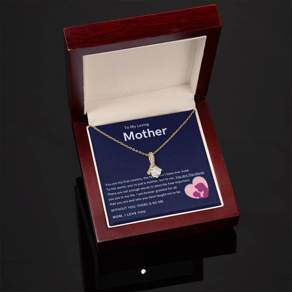 To My Loving Mother - Without You, There Is No Me (Limited Time Offer) - Alluring Beauty Necklace
