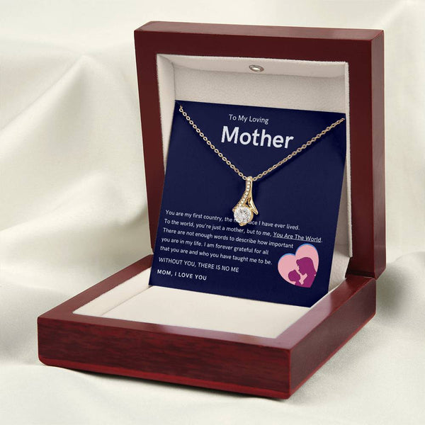 To My Loving Mother - Without You, There Is No Me (Limited Time Offer) - Alluring Beauty Necklace