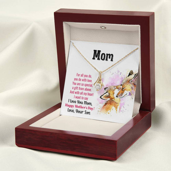 To My Mom - You Are So Special (Limited Time Offer) - Alluring Beauty Necklace