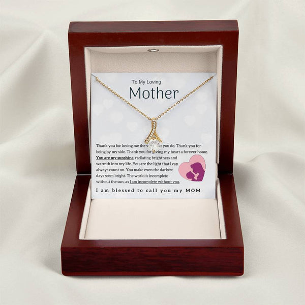 To My Loving Mother - You are my sunshine! (Limited Time Offer) - Alluring Beauty Necklace
