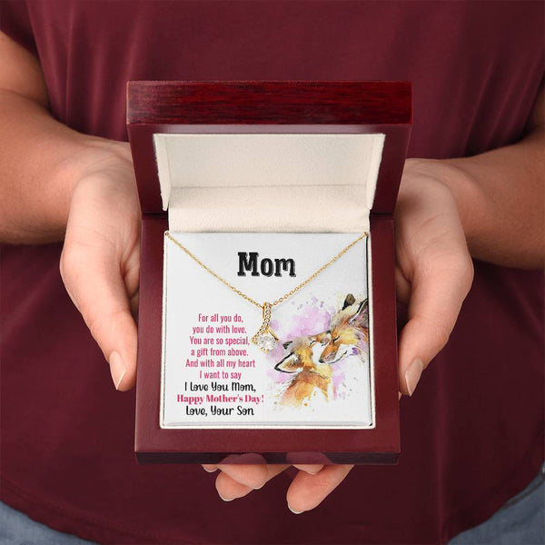 To My Mom - You Are So Special (Limited Time Offer) - Alluring Beauty Necklace