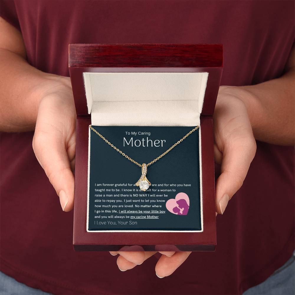 To My Loving Mother - You are my sunshine, I will always be your little boy (Limited Time Offer) - Alluring Beauty Necklace