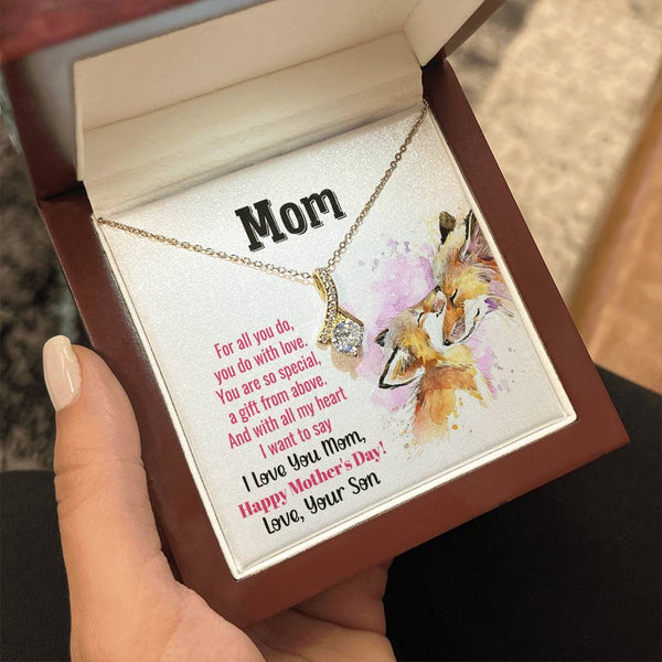 To My Mom - You Are So Special (Limited Time Offer) - Alluring Beauty Necklace