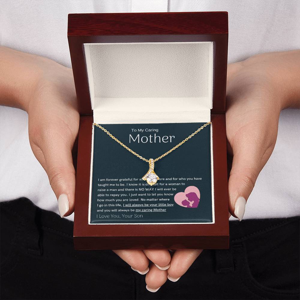 To My Loving Mother - You are my sunshine, I will always be your little boy (Limited Time Offer) - Alluring Beauty Necklace