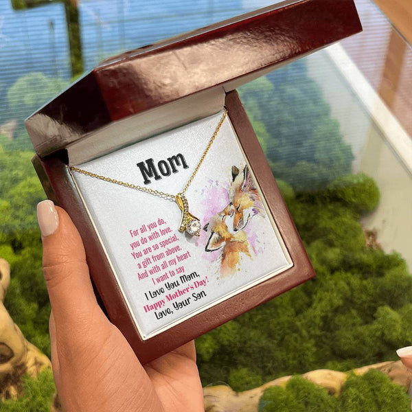To My Mom - You Are So Special (Limited Time Offer) - Alluring Beauty Necklace
