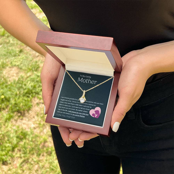 To My Loving Mother - You are my sunshine, I will always be your little boy (Limited Time Offer) - Alluring Beauty Necklace