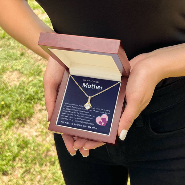 To My Loving Mother - You are my sunshine, radiating brightness into my life (Limited Time Offer) - Alluring Beauty Necklace