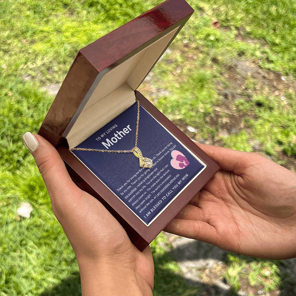 To My Loving Mother - You are my sunshine, radiating brightness into my life (Limited Time Offer) - Alluring Beauty Necklace