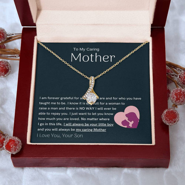 To My Loving Mother - You are my sunshine, I will always be your little boy (Limited Time Offer) - Alluring Beauty Necklace
