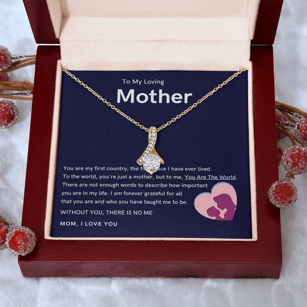 To My Loving Mother - Without You, There Is No Me (Limited Time Offer) - Alluring Beauty Necklace