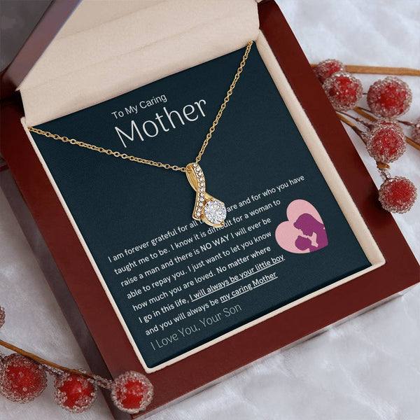 To My Loving Mother - You are my sunshine, I will always be your little boy (Limited Time Offer) - Alluring Beauty Necklace