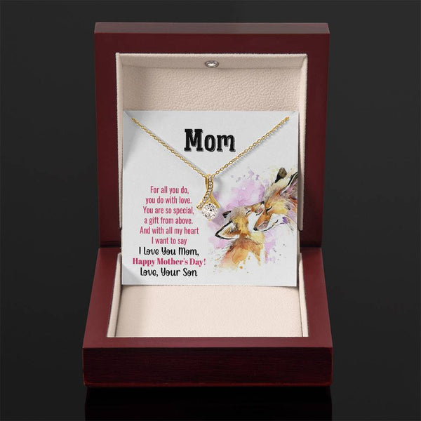 To My Mom - You Are So Special (Limited Time Offer) - Alluring Beauty Necklace