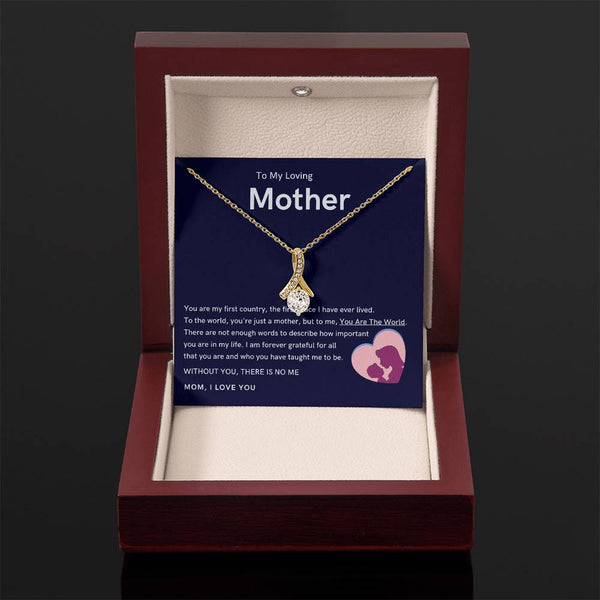 To My Loving Mother - Without You, There Is No Me (Limited Time Offer) - Alluring Beauty Necklace