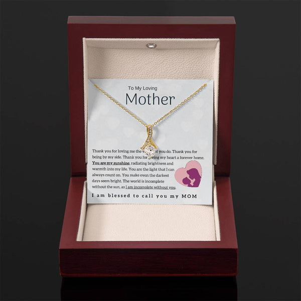 To My Loving Mother - You are my sunshine! (Limited Time Offer) - Alluring Beauty Necklace