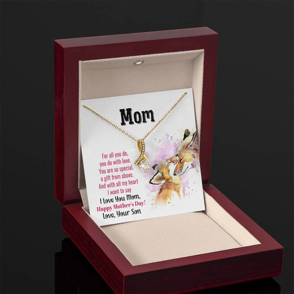 To My Mom - You Are So Special (Limited Time Offer) - Alluring Beauty Necklace