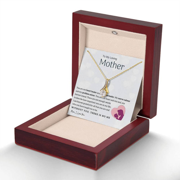 To My Loving Mother - You are my heart healer (Limited Time Offer) - Alluring Beauty Necklace