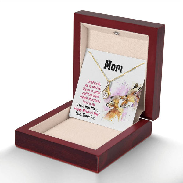 To My Mom - You Are So Special (Limited Time Offer) - Alluring Beauty Necklace