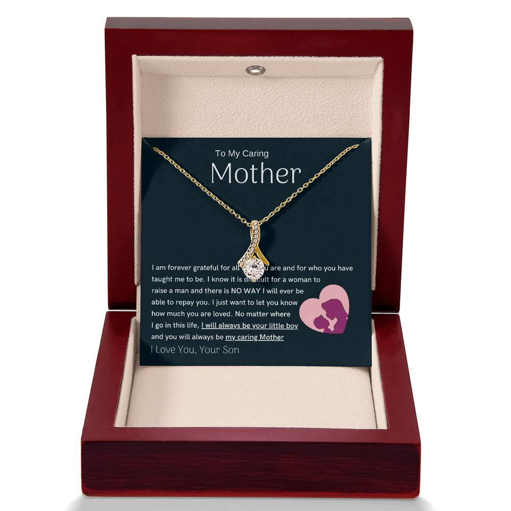 To My Loving Mother - You are my sunshine, I will always be your little boy (Limited Time Offer) - Alluring Beauty Necklace