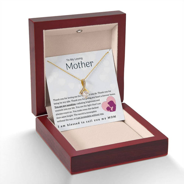 To My Loving Mother - You are my sunshine! (Limited Time Offer) - Alluring Beauty Necklace