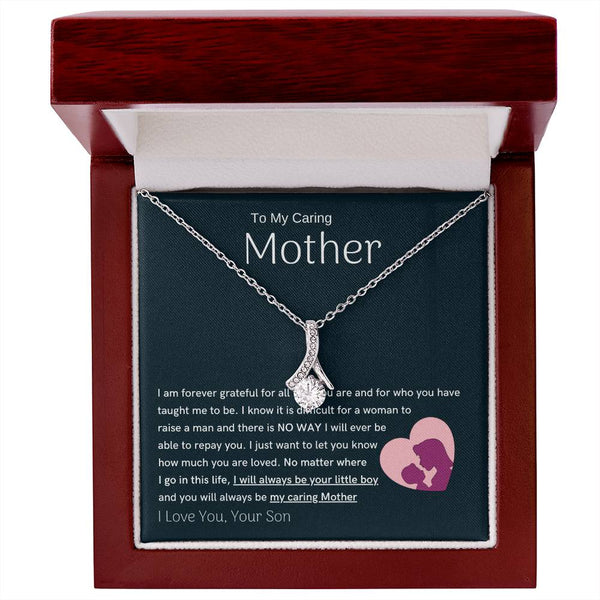To My Loving Mother - You are my sunshine, I will always be your little boy (Limited Time Offer) - Alluring Beauty Necklace