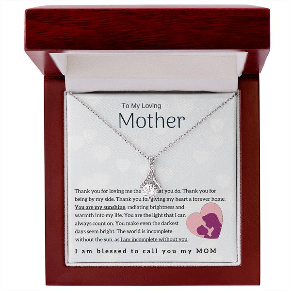 To My Loving Mother - You are my sunshine! (Limited Time Offer) - Alluring Beauty Necklace