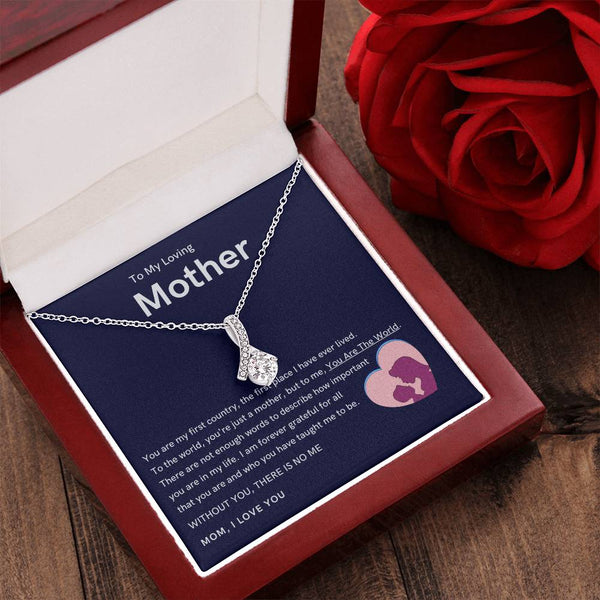 To My Loving Mother - Without You, There Is No Me (Limited Time Offer) - Alluring Beauty Necklace
