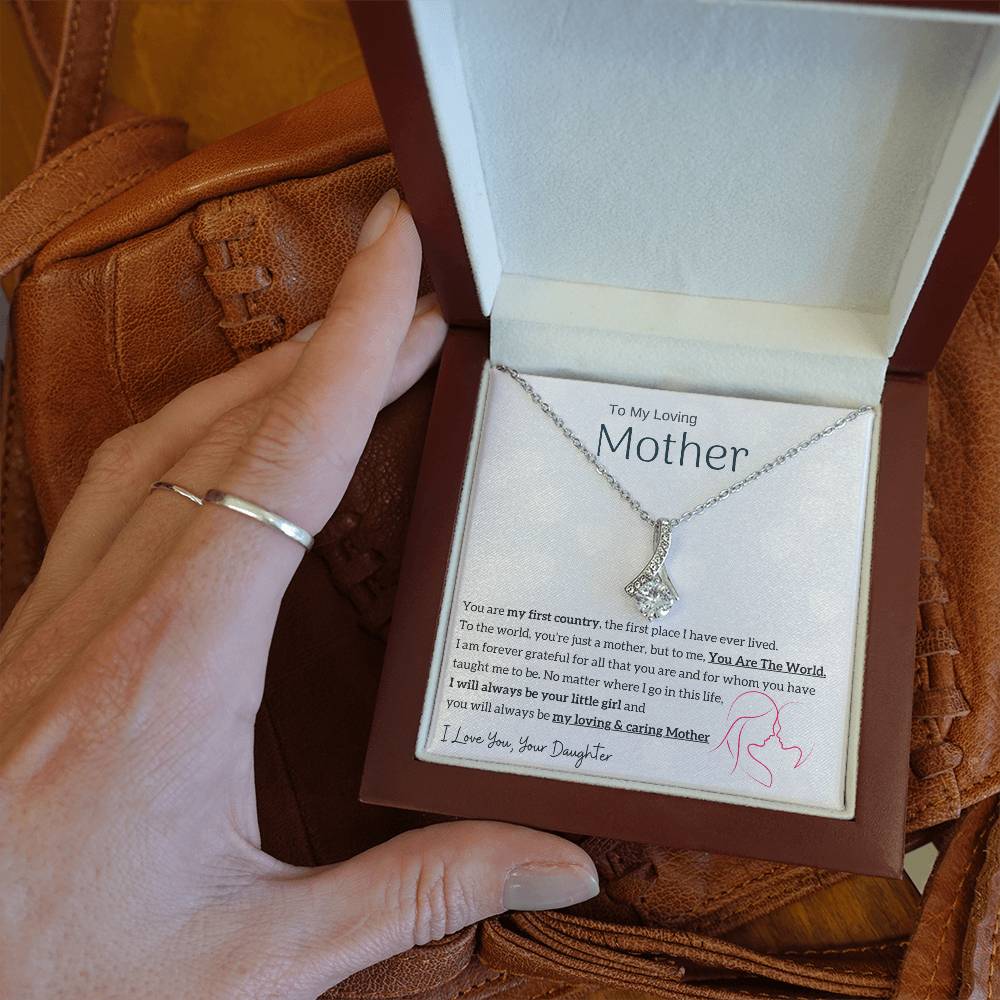 To My Loving Mother - You are my sunshine, I will always be your little girl (Limited Time Offer) - Alluring Beauty Necklace