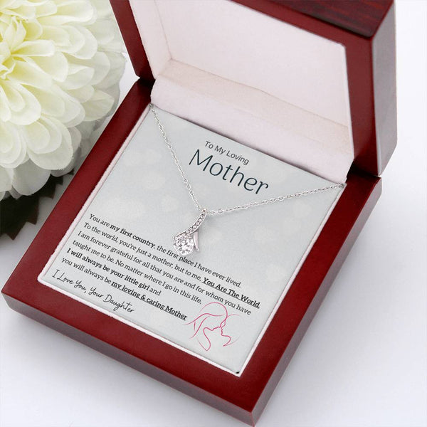 To My Loving Mother - You are my sunshine, I will always be your little girl (Limited Time Offer) - Alluring Beauty Necklace
