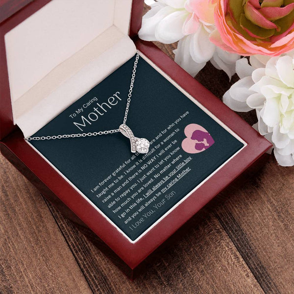 To My Loving Mother - You are my sunshine, I will always be your little boy (Limited Time Offer) - Alluring Beauty Necklace
