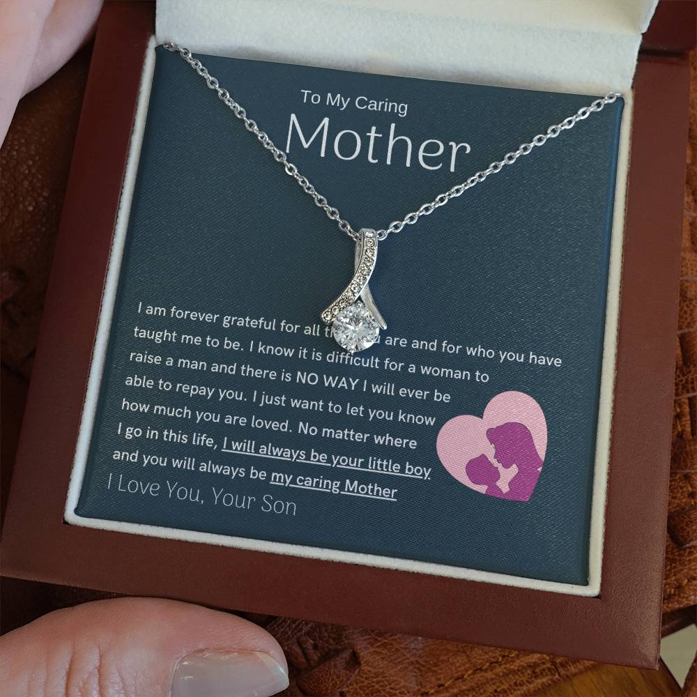 To My Loving Mother - You are my sunshine, I will always be your little boy (Limited Time Offer) - Alluring Beauty Necklace