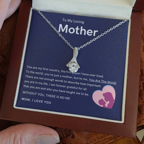 To My Loving Mother - Without You, There Is No Me (Limited Time Offer) - Alluring Beauty Necklace