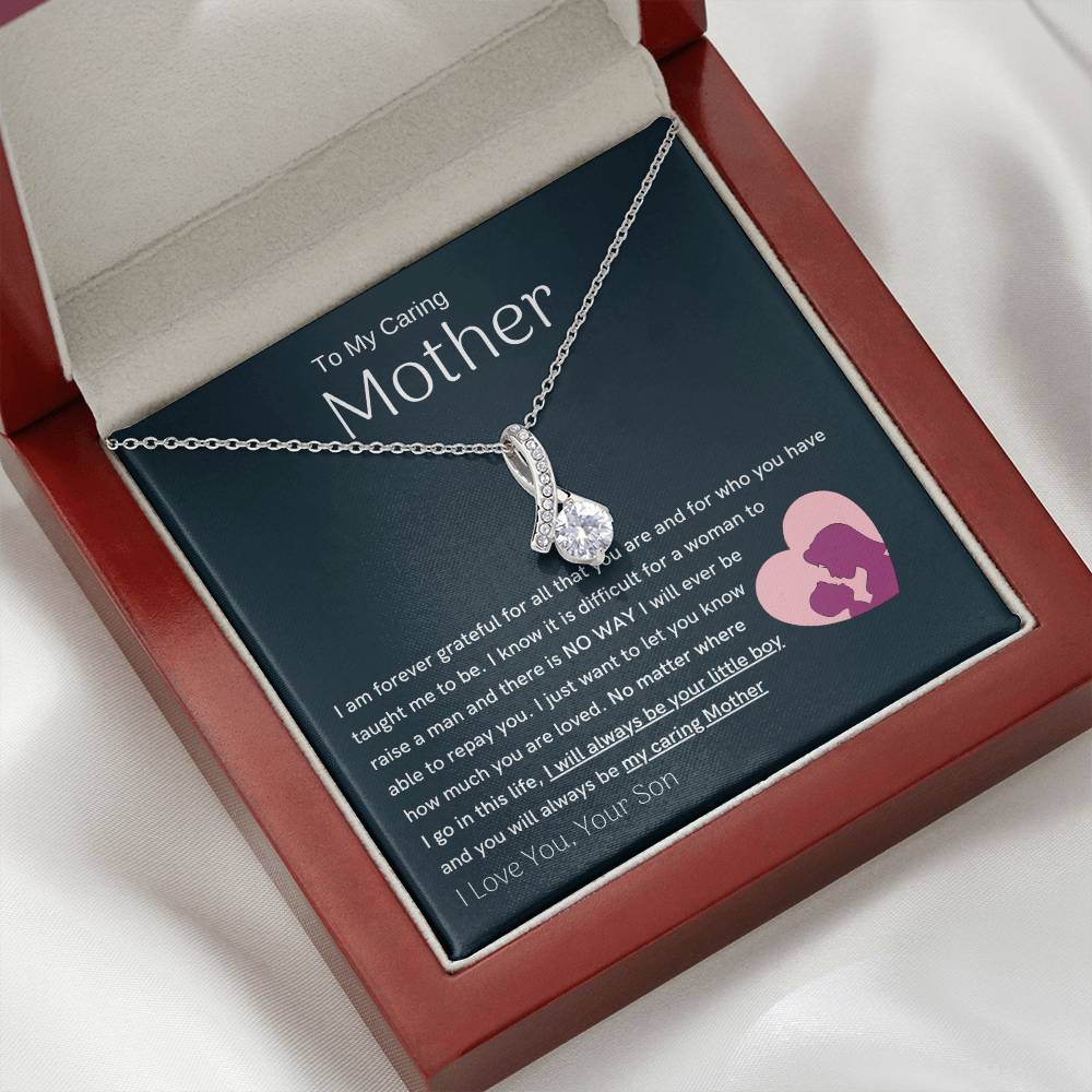 To My Loving Mother - You are my sunshine, I will always be your little boy (Limited Time Offer) - Alluring Beauty Necklace