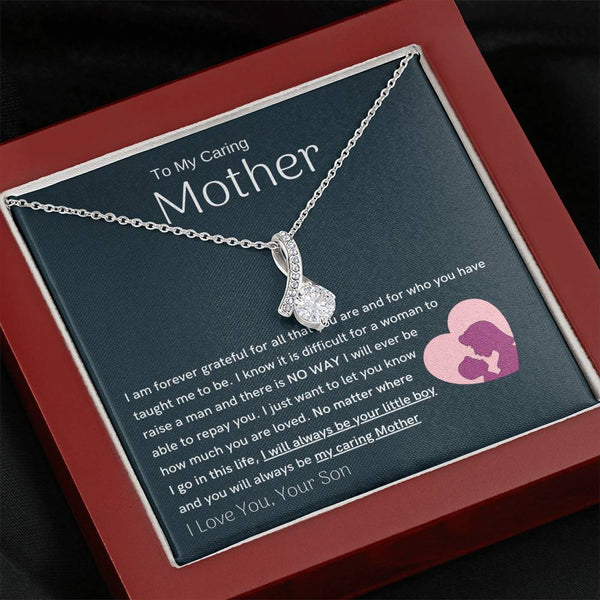 To My Loving Mother - You are my sunshine, I will always be your little boy (Limited Time Offer) - Alluring Beauty Necklace