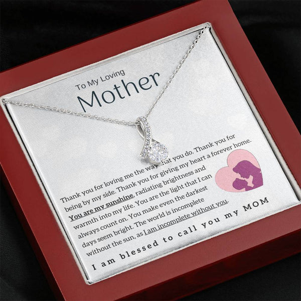 To My Loving Mother - You are my sunshine! (Limited Time Offer) - Alluring Beauty Necklace