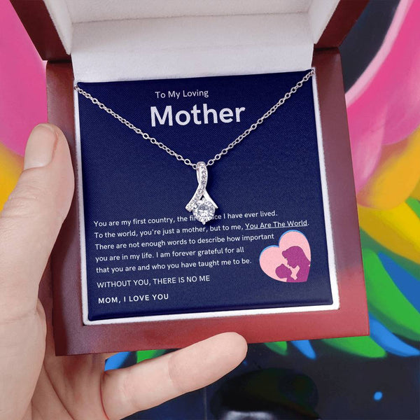 To My Loving Mother - Without You, There Is No Me (Limited Time Offer) - Alluring Beauty Necklace