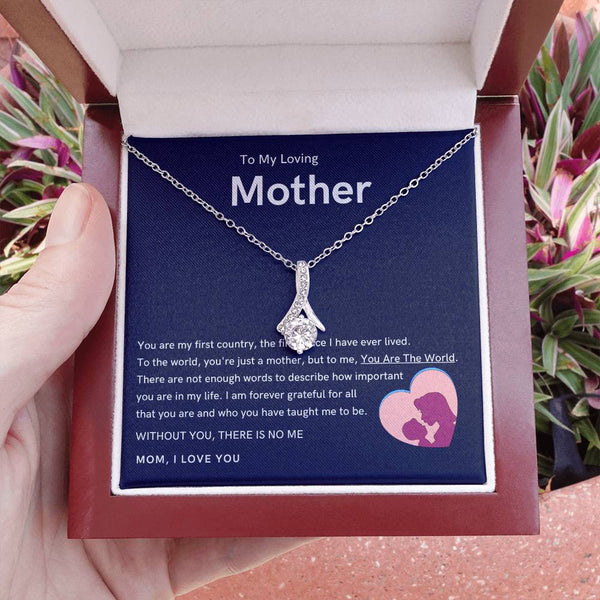 To My Loving Mother - Without You, There Is No Me (Limited Time Offer) - Alluring Beauty Necklace