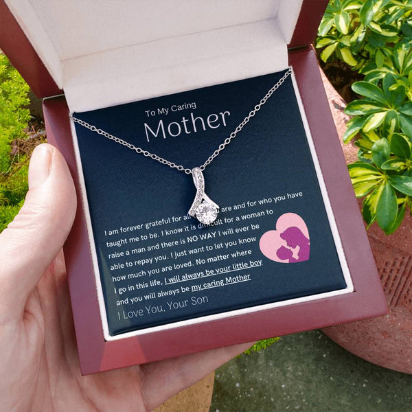 To My Loving Mother - You are my sunshine, I will always be your little boy (Limited Time Offer) - Alluring Beauty Necklace