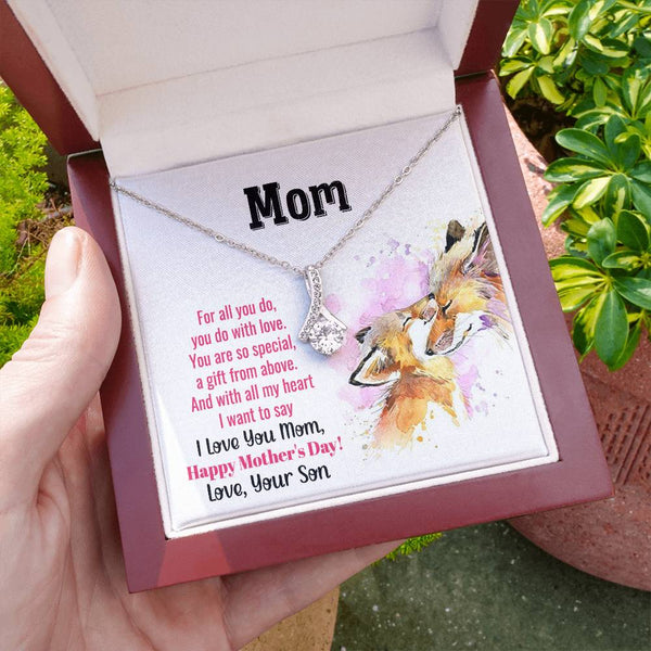 To My Mom - You Are So Special (Limited Time Offer) - Alluring Beauty Necklace